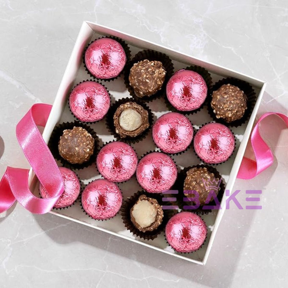 Rose Gold Chocolate Wrapper / Candy Wrapping Paper