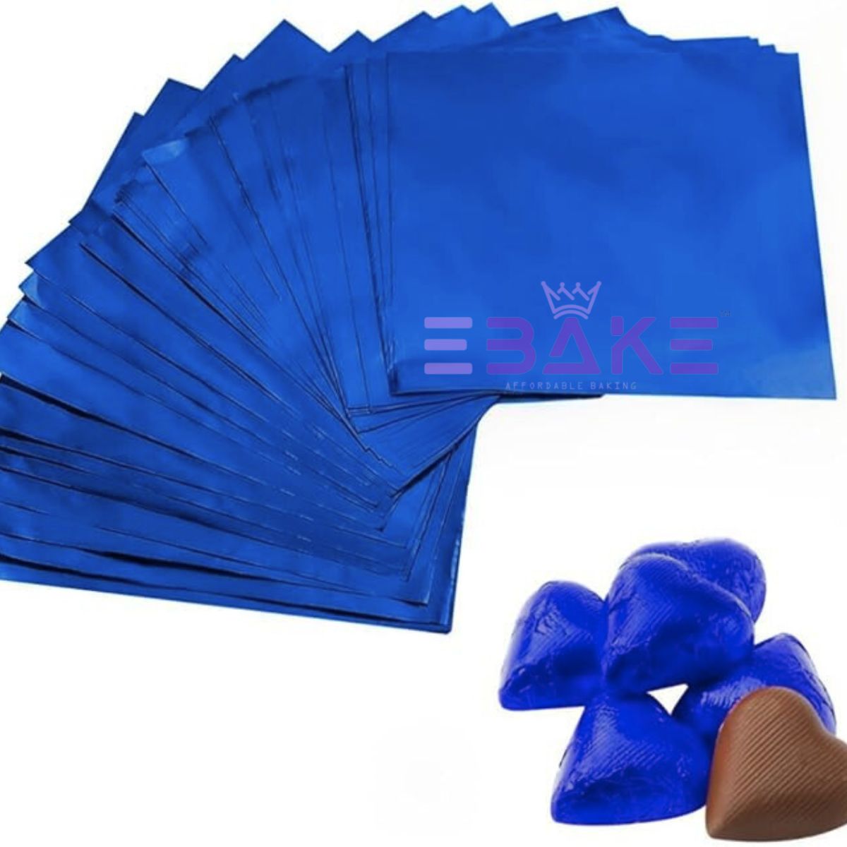 Blue Chocolate Wrapper / Candy Wrapping Paper