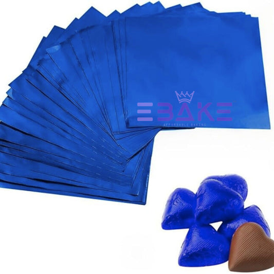 Blue Chocolate Wrapper / Candy Wrapping Paper