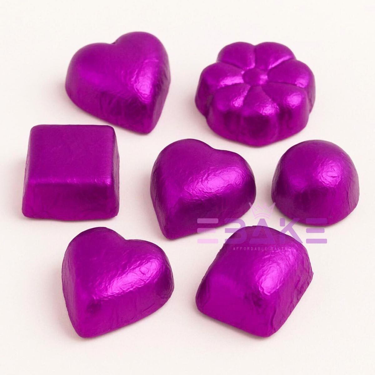 Dark Pink Chocolate Wrapper / Candy Wrapping Paper