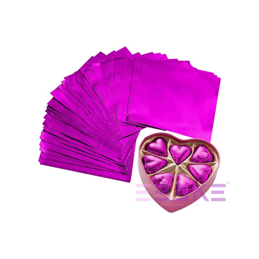 Dark Pink Chocolate Wrapper / Candy Wrapping Paper