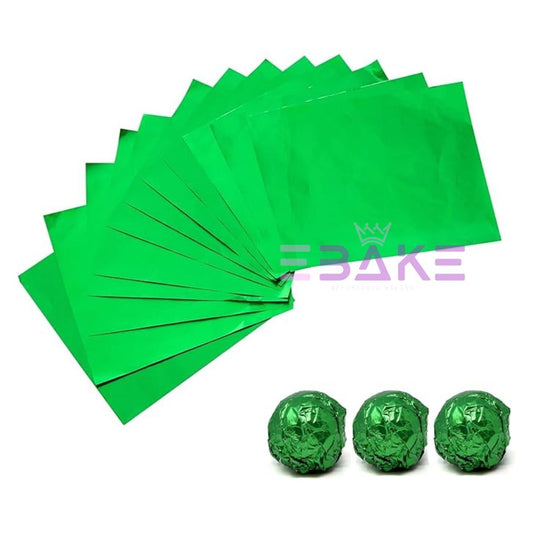Green Chocolate Wrapper / Candy Wrapping Paper