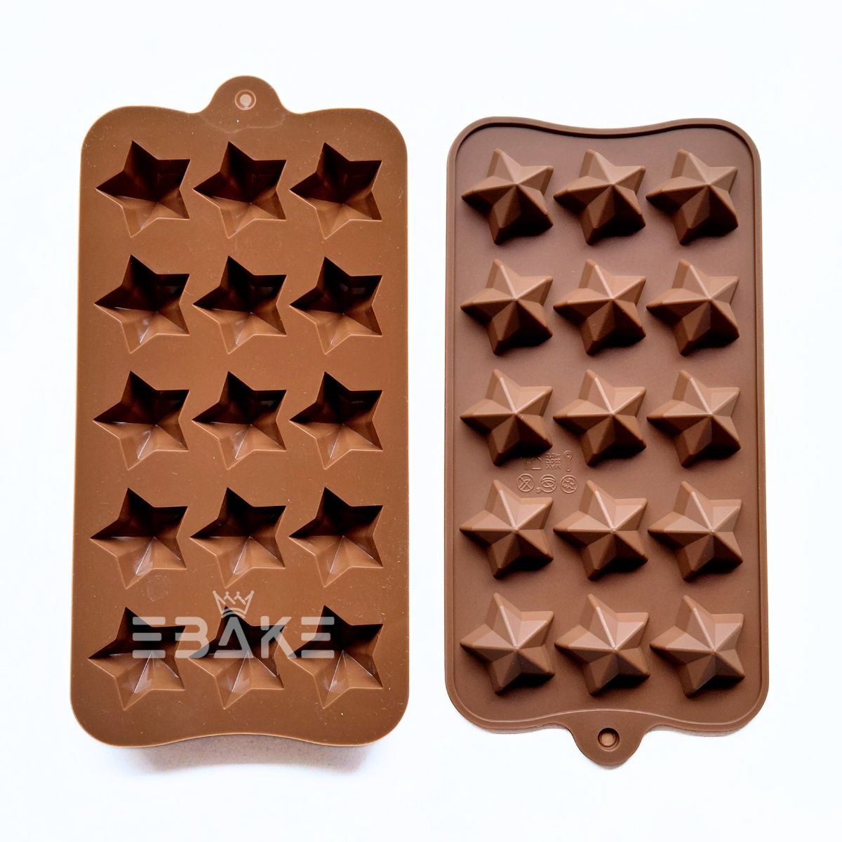 15 Cavity Star Chocolate Silicone Mould