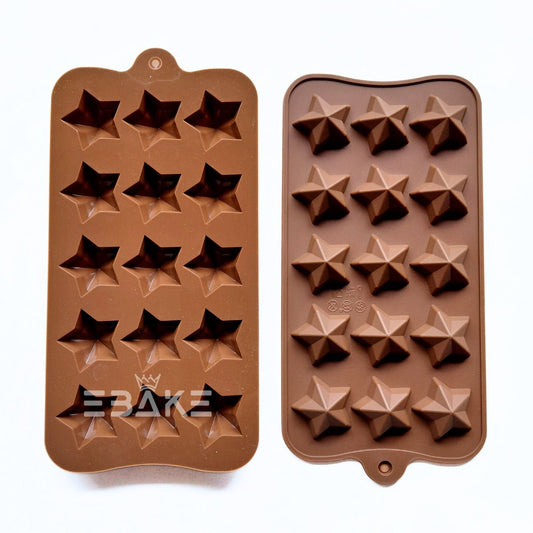 15 Cavity Star Chocolate Silicone Mould