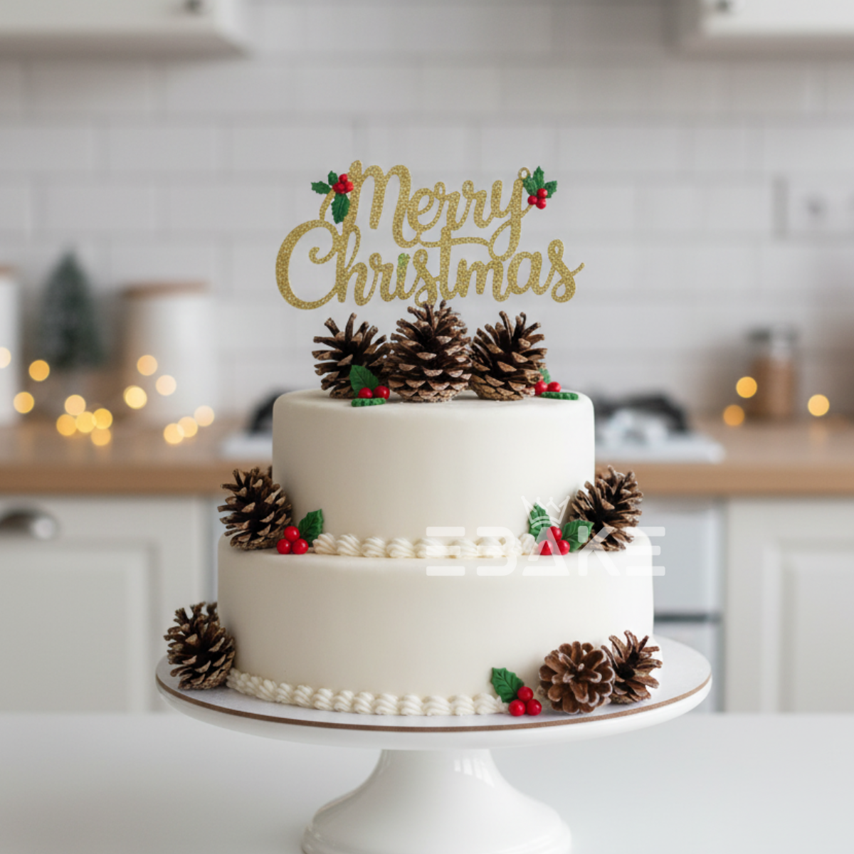 Pinecones / Christmas Tree Ornaments 9412 (Set of 9)