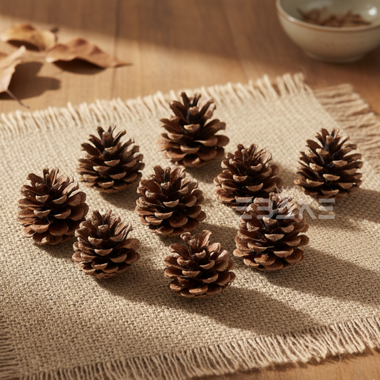 Pinecones / Christmas Tree Ornaments 9412 (Set of 9)