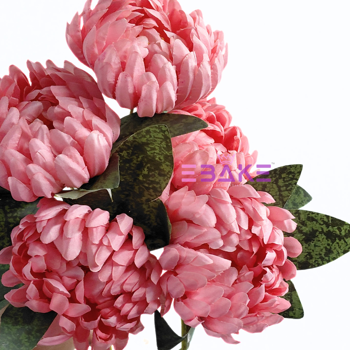 A1949 Pink Large Chrysanthemum Bunch With Fillers