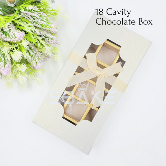 18 Cavity Imported Chocolate Box (Single Piece) - A441