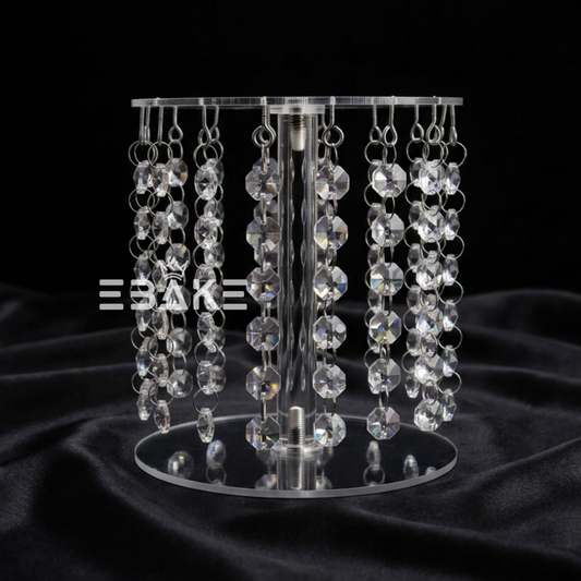 Crystal Cake Spacer (Cake Separator) for Wedding / Engagement Cakes 6 Inch