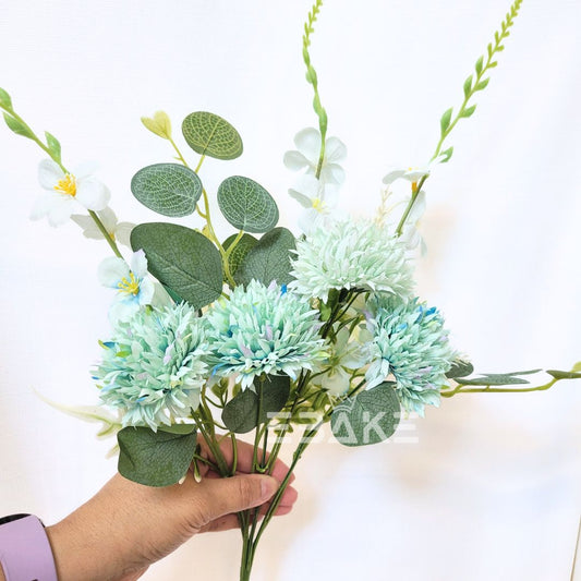 A1424 Dahlia Bunch With Fillers Blue