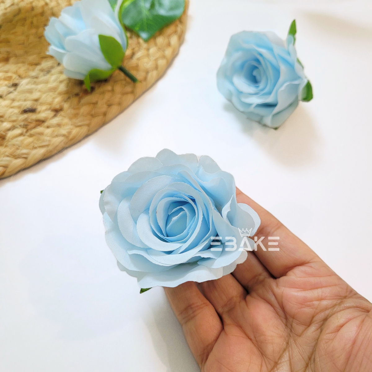 A1734 Dainty Rose - Sky Blue