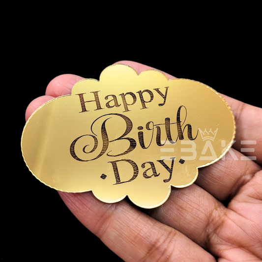 Happy Birthday Coin Topper 2.5" - Set of 12