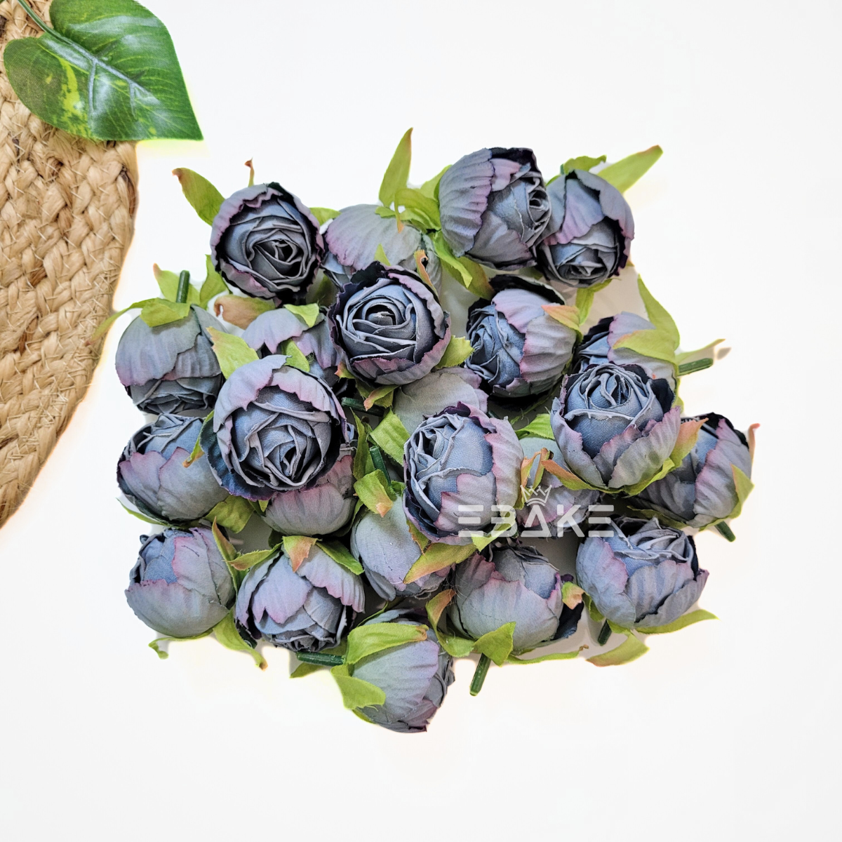 A1742 Dried Finish Small Rose - Wild Blue Yonder