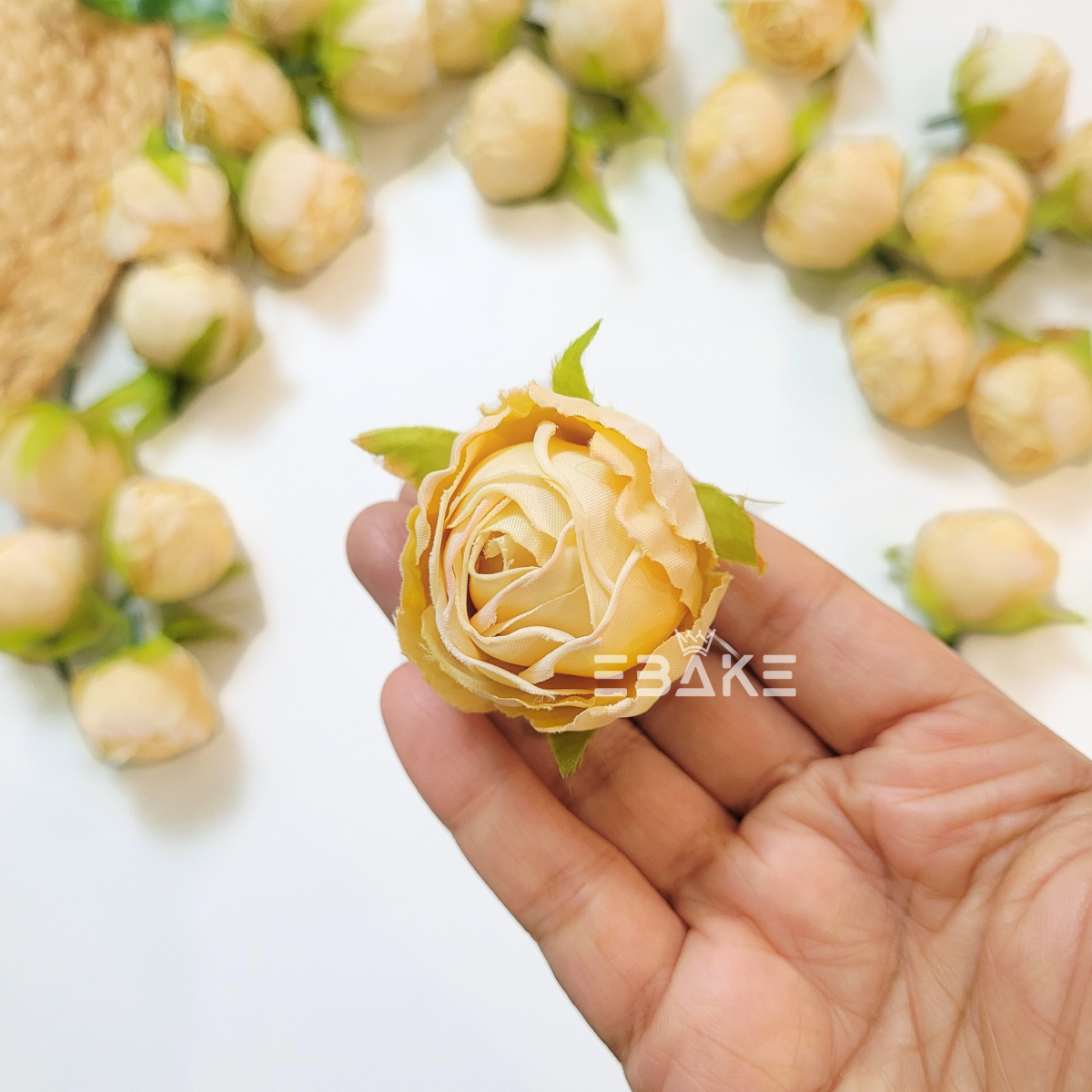 A1741 Dried Finish Small Rose - Pavlova