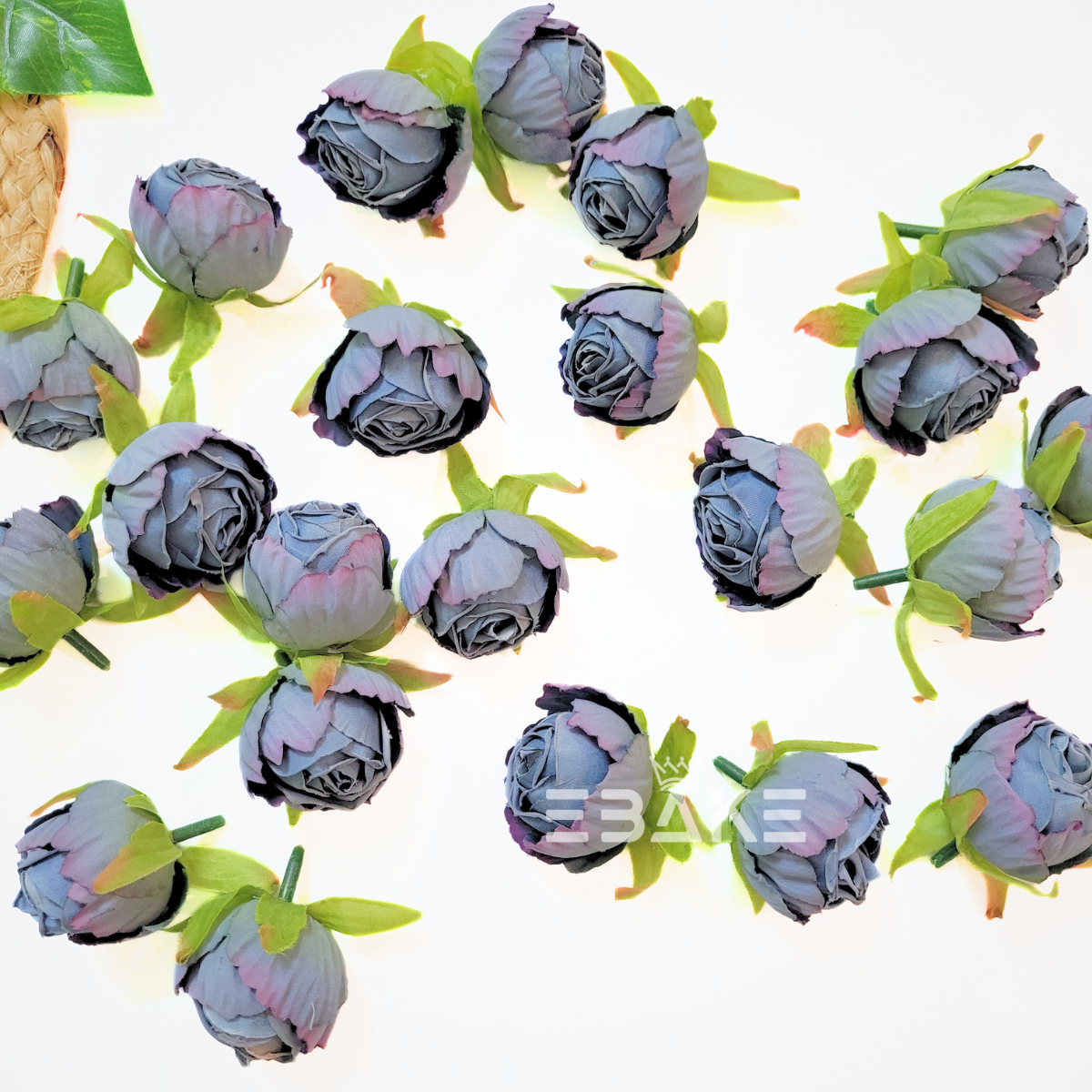 A1742 Dried Finish Small Rose - Wild Blue Yonder