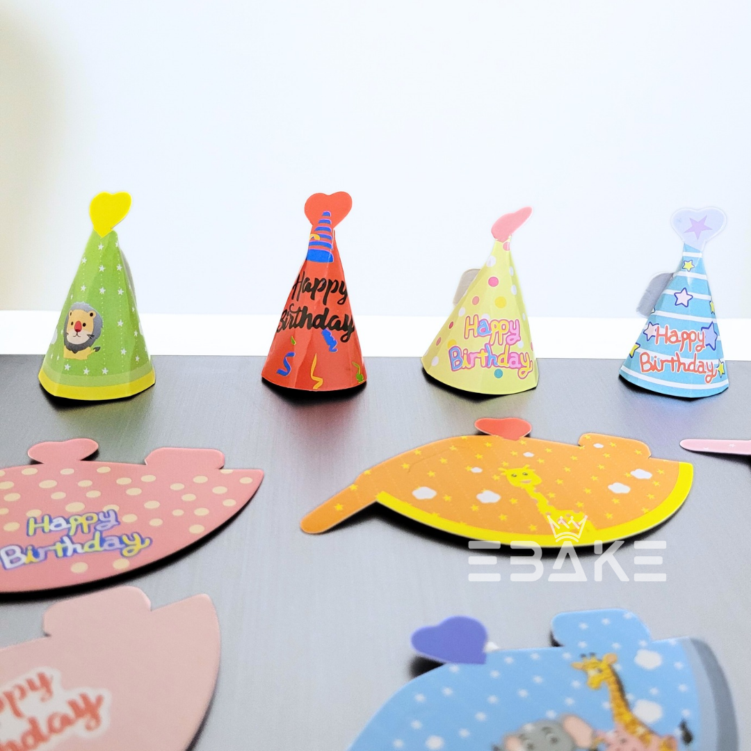 Mini Paper Cap Topper - Foldable (Set of 10 Pieces)