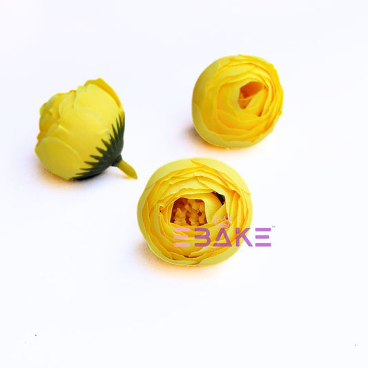 Small Peony - A113 Yellow