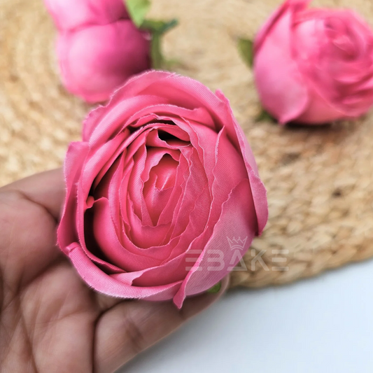 Medium Cabbage Rose Cerise Pink - A937 (Single Piece)