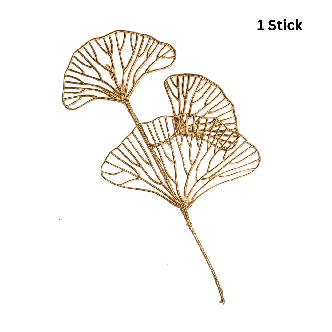 Artificial Golden Ginkgo Leaves