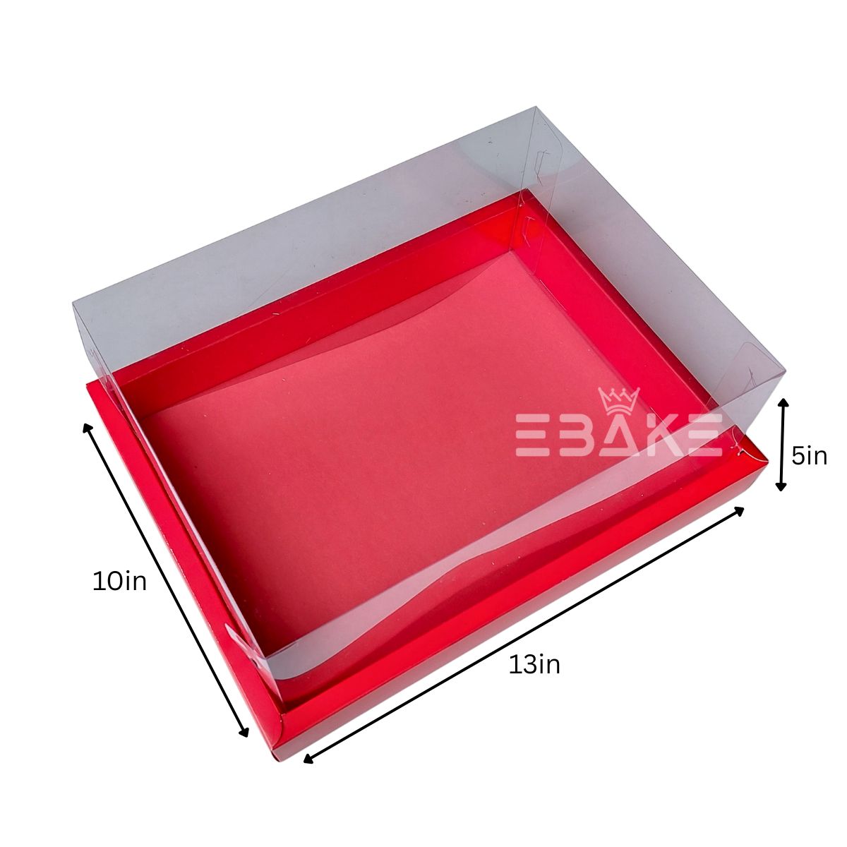 Red Full Display Hamper Box (Set of 2) 10*13*5