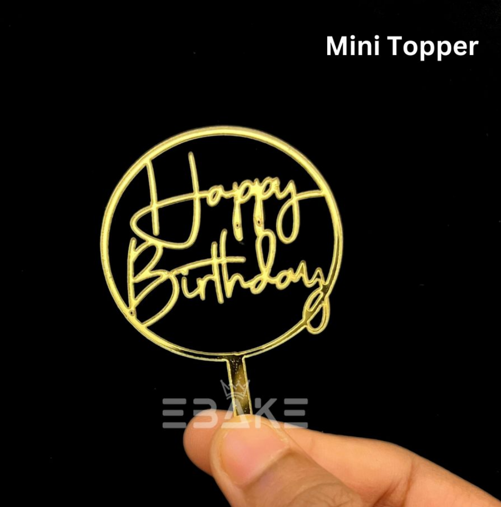 Happy Birthday Mini Topper