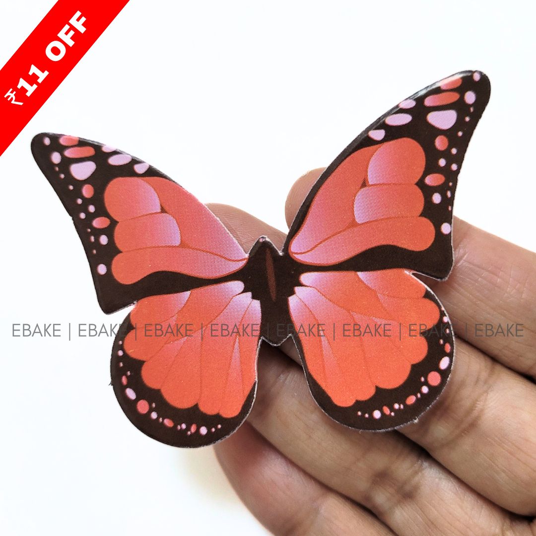 Paper Butterflies - Red(Set of 10 Pieces)