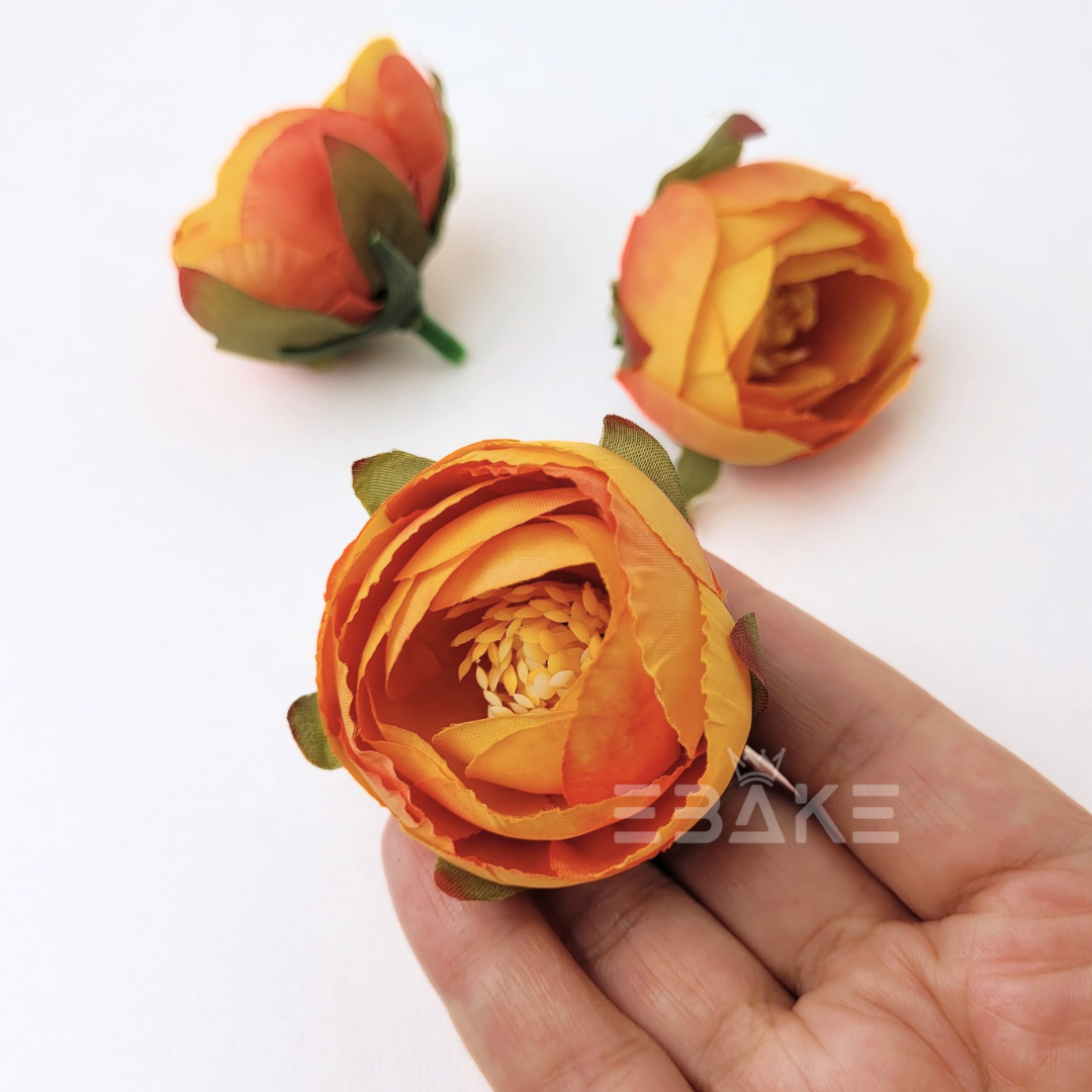 Medium Peony - A1093 Orange (Single Piece)