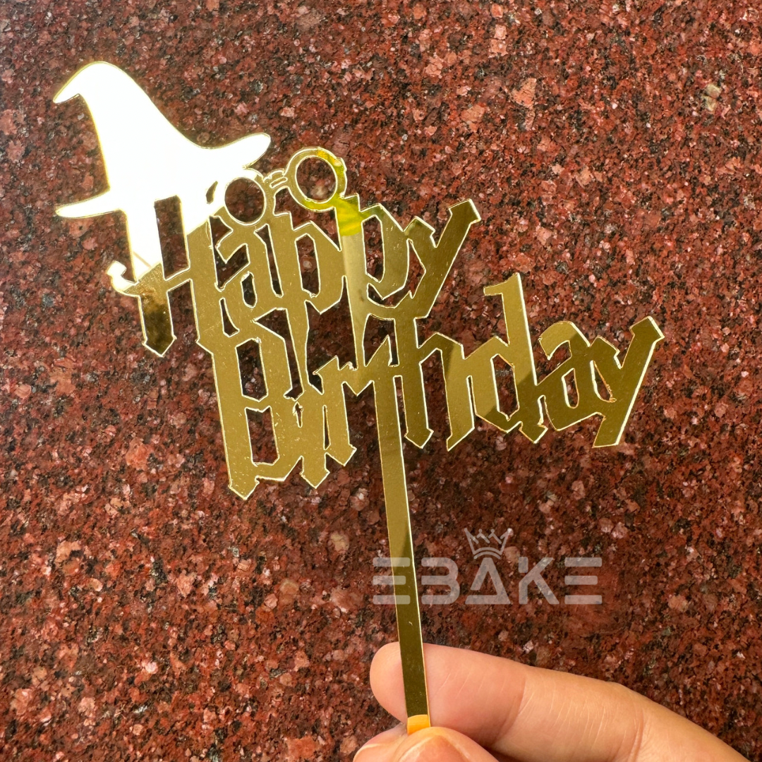 Happy Birthday Cake Topper Harry Potter Theme HP