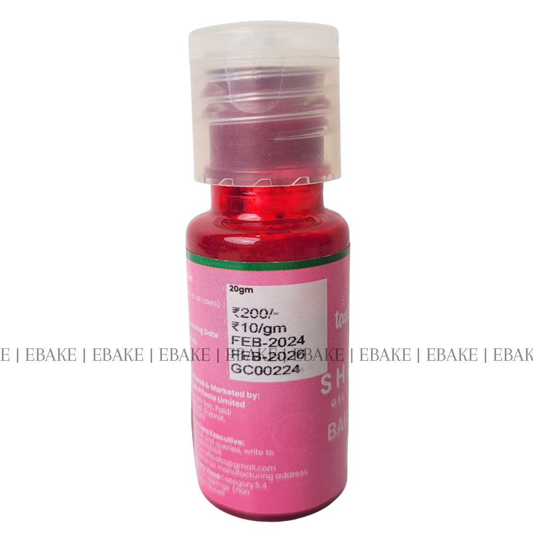 Baby Pink Edible Concentrated Gel Colour for Cake Decorating - 20g Bottle