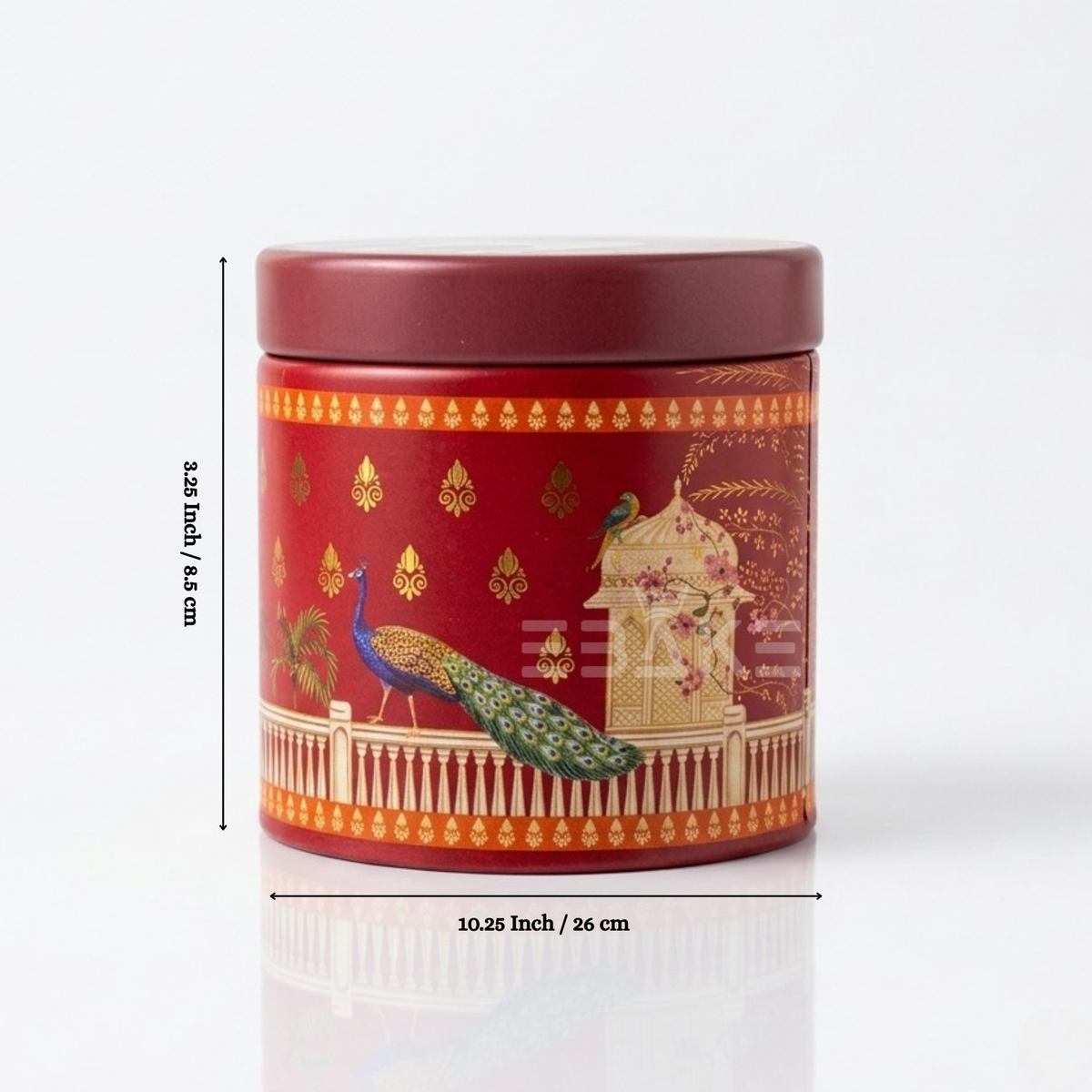 2 Jar Festive Hamper Box With Jar -  Royal Magenta (Set Of 2 Boxes)