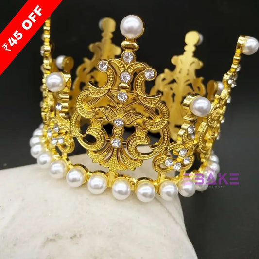 Medium Cake Crown - Gold