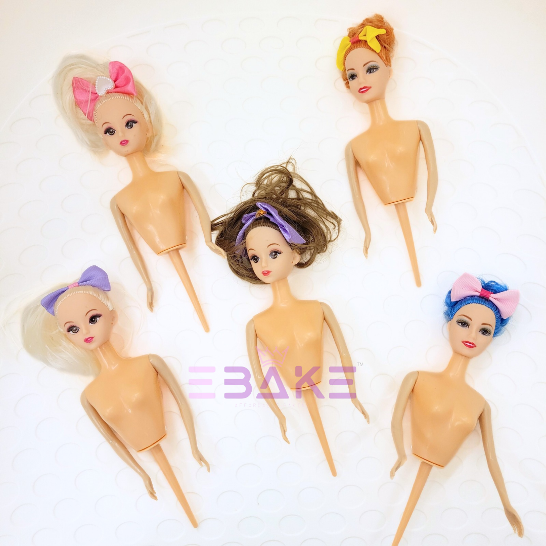 Imported Plastic Cake Doll (Assorted) Single Piece