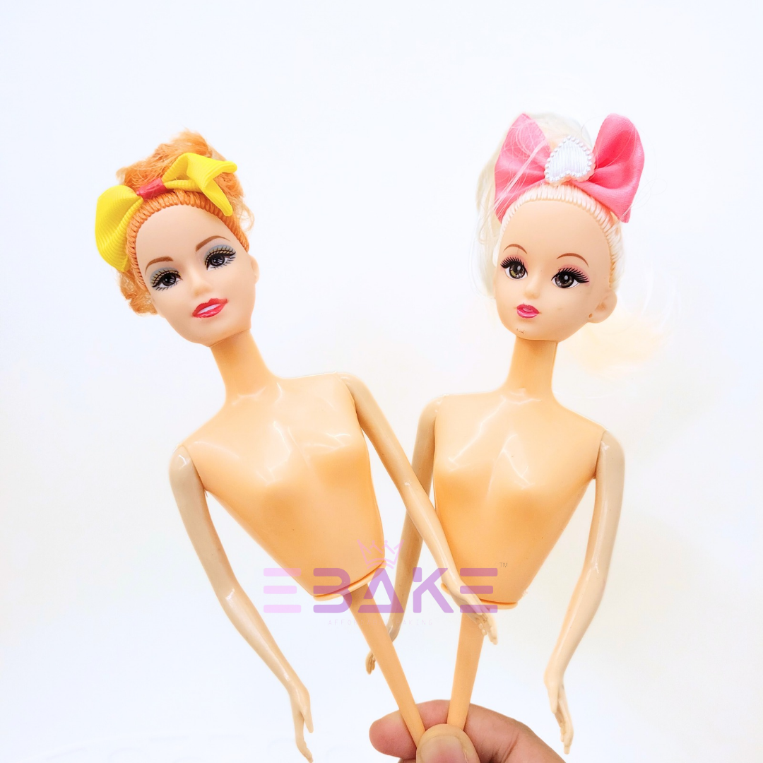 Imported Plastic Cake Doll (Assorted) Single Piece