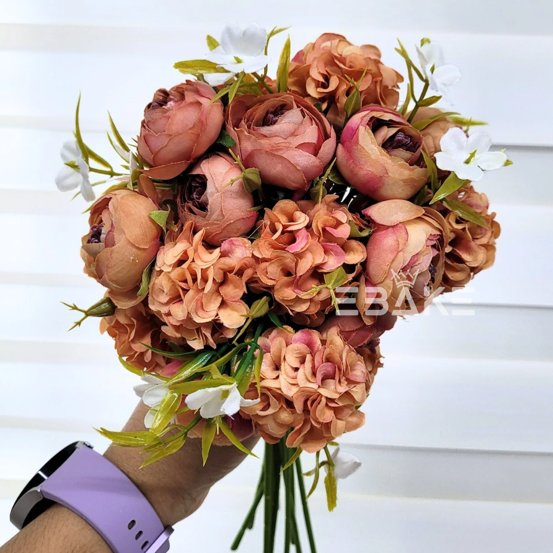 A1027 Peony & Hydrangea Bunch (Peonies, Hydrangea & Fillers)