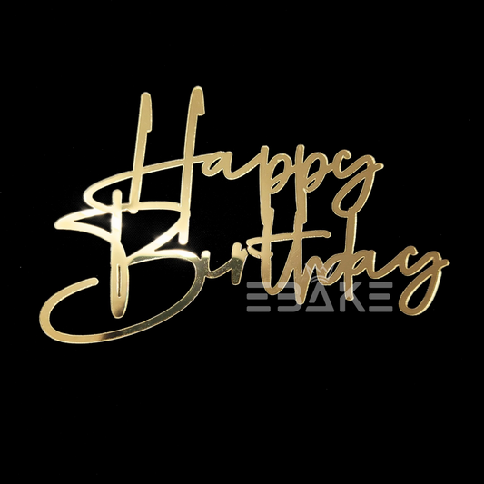 Happy Birthday Cutout/Charm