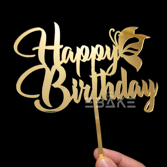 Happy Birthday Cake Topper