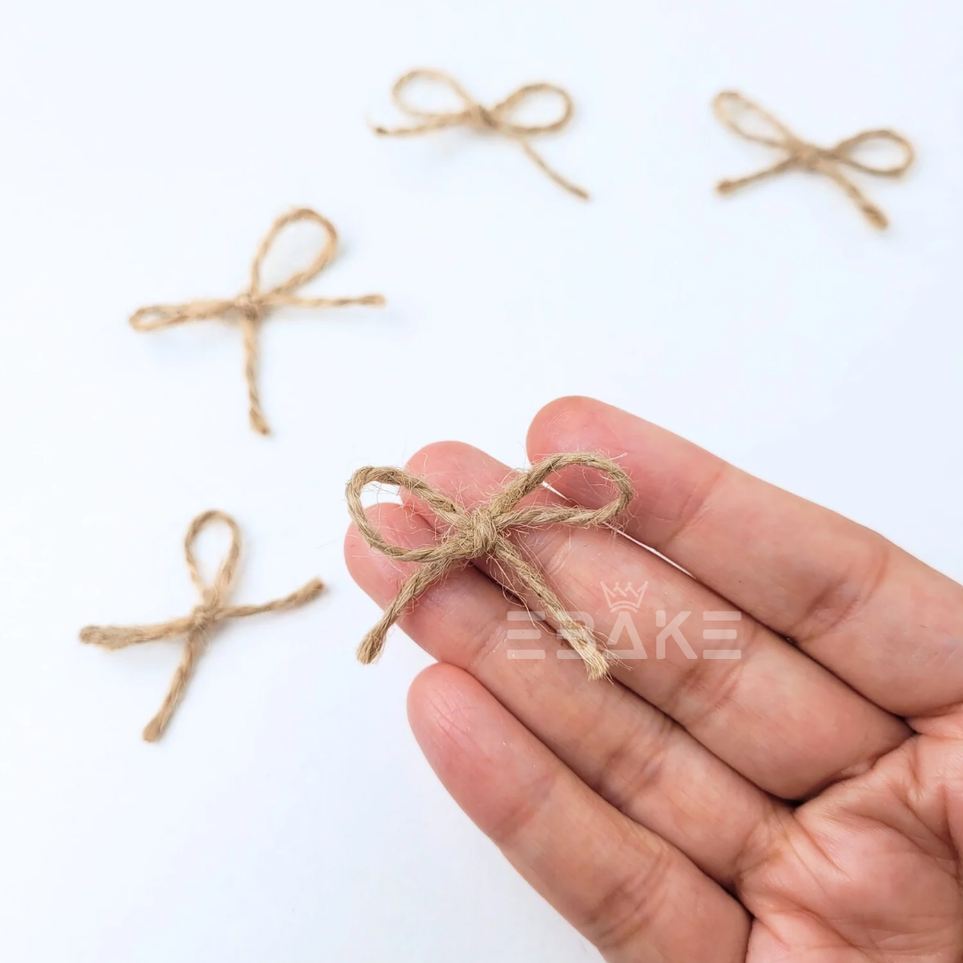 Cute Mini Bows - Brown (Set of 5 pcs)