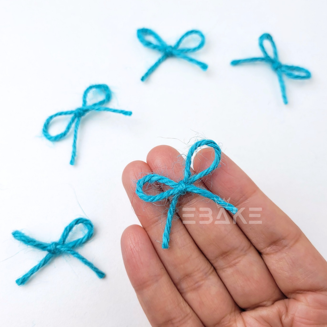 Cute Mini Bows - Blue (Set of 5 pcs)