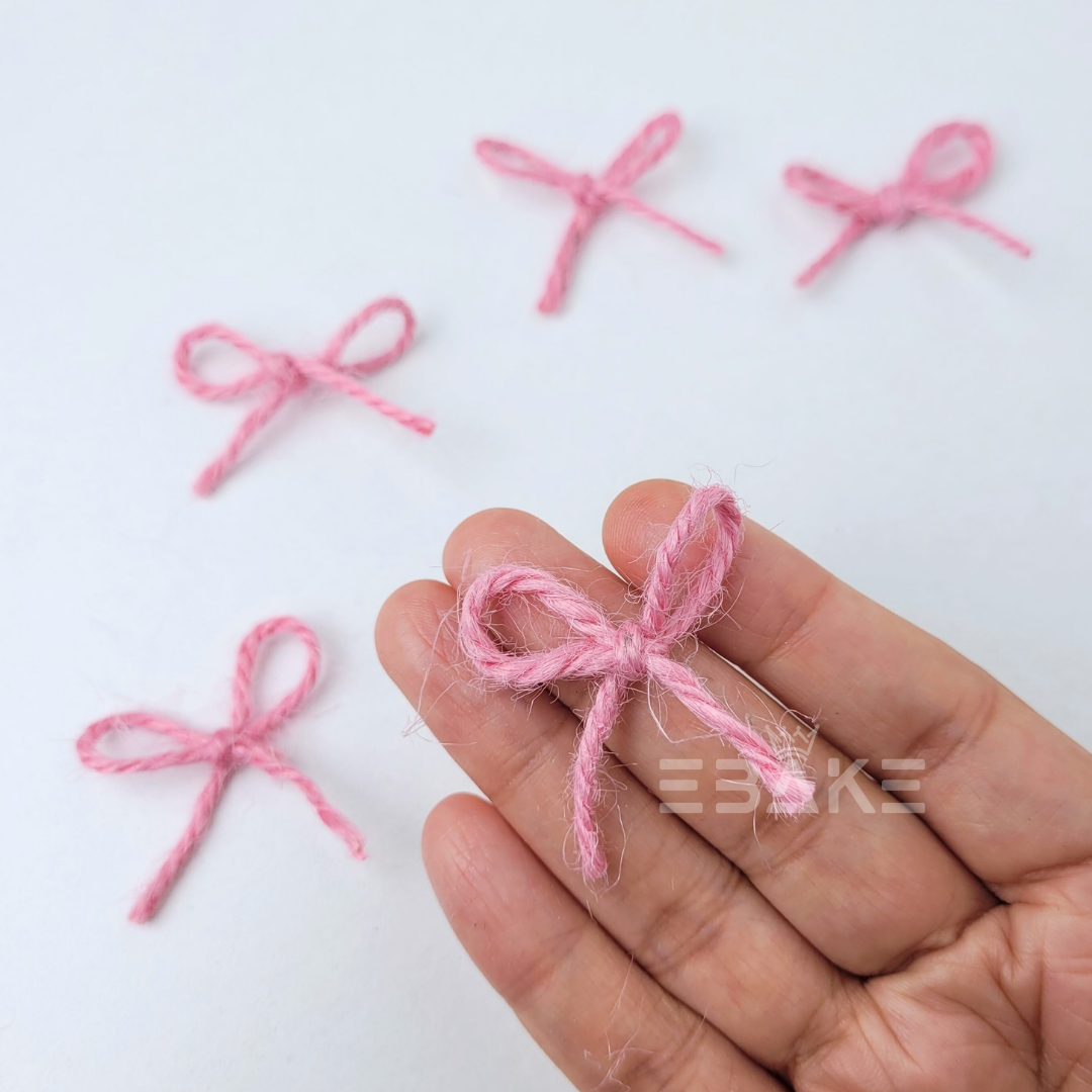 Cute Mini Bows - Pink (Set of 5 pcs)