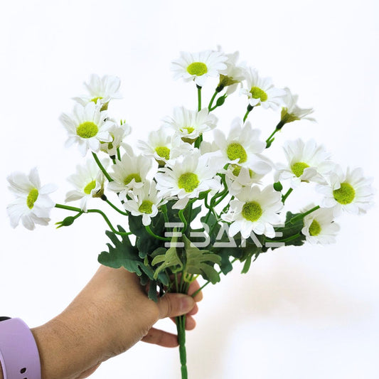 A1438 Mini Daisy Bunch - White