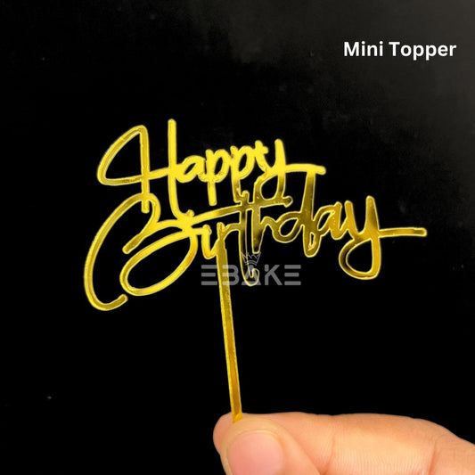 Happy Birthday Mini Topper