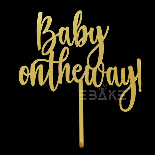 Baby On The Way Cake Topper