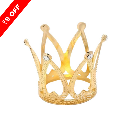 Mini Cake Crown - Gold