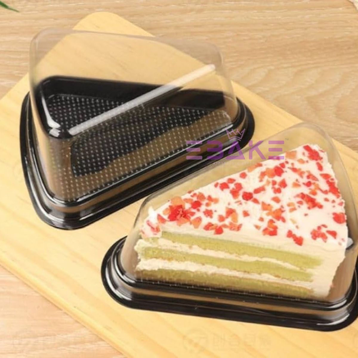 Triangle Cake Box/Pastry Box With Transparent Lid