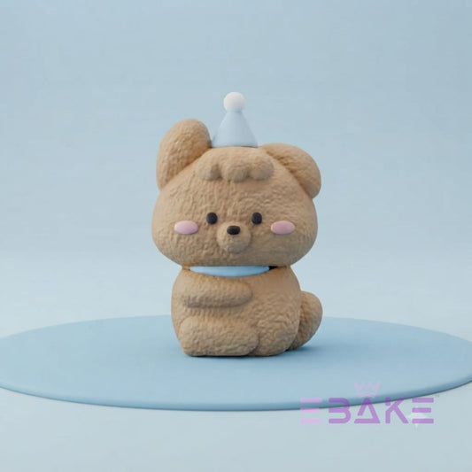 Cute Teddy Bear Figurine / Bear Cake Topper