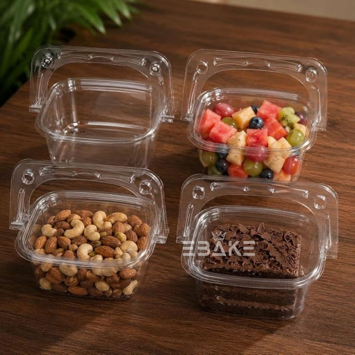 Transparent PET Container With Handle
