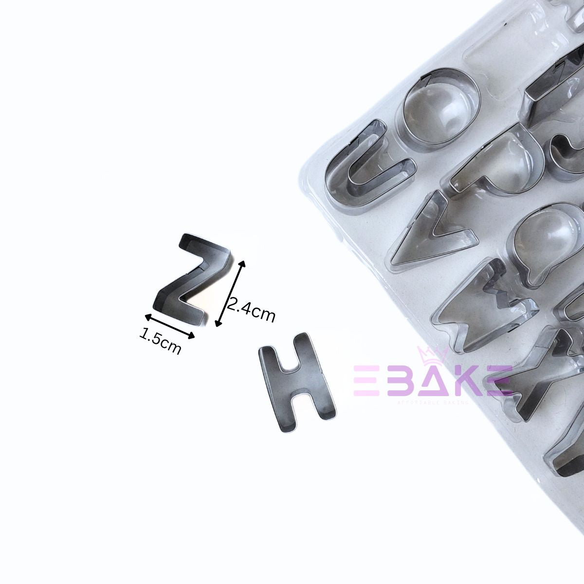 Stainless Steel Alphabet Cookie Cutter