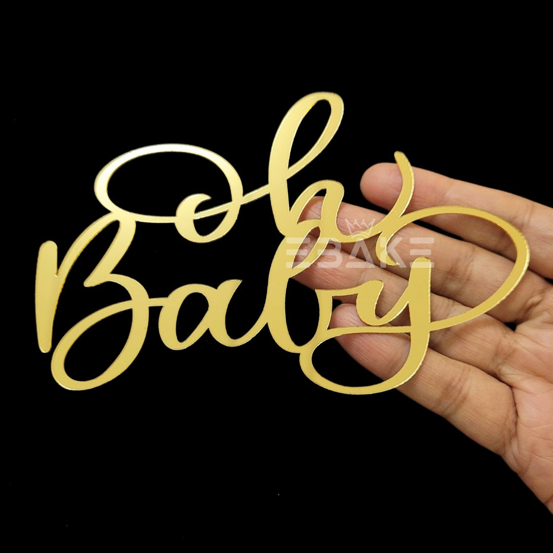 Oh Baby Cutout 5 Inch