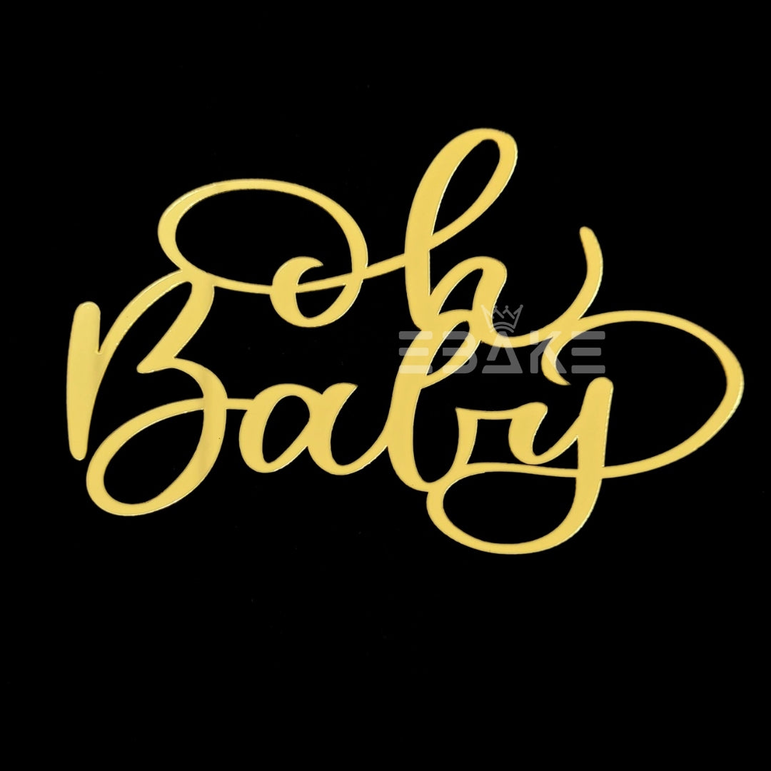 Oh Baby Cutout 5 Inch