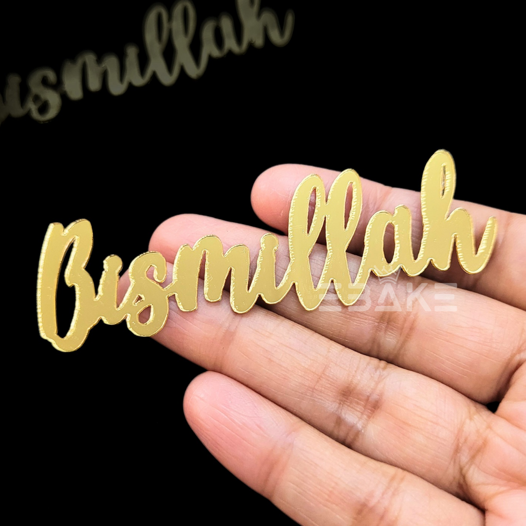 Bismillah Mini Cutout/Charm (Set Of 3)